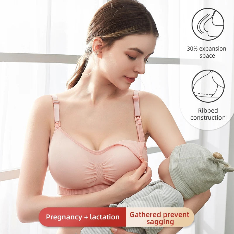 Women's Seamless Breathable Push Up Nursing Bra