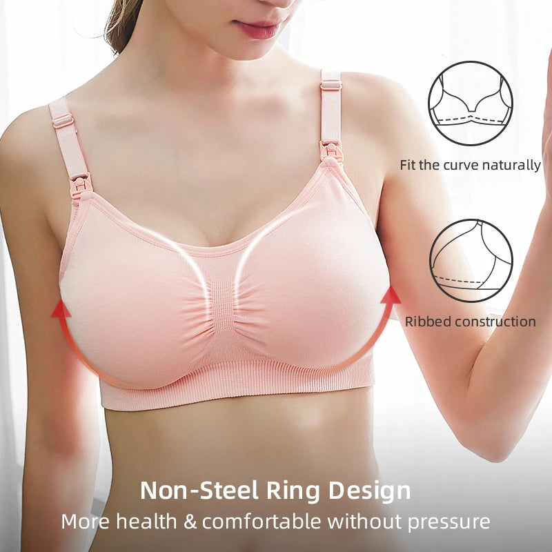 Women's Seamless Breathable Push Up Nursing Bra