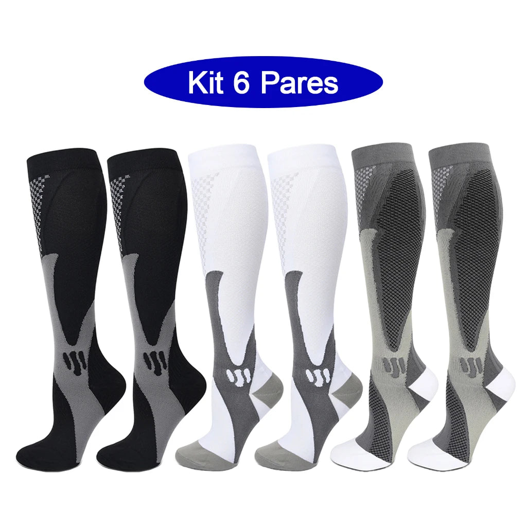 Unisex Compression Sports Knee High Stockings
