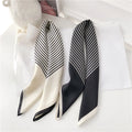 Women's Fashion Striped Small Square Scarf Headscarf
