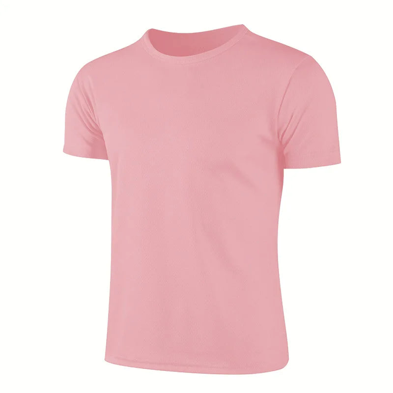 Unisex Quick Dry Breathable Short Sleeve Sport T-Shirt