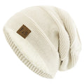 Unisex Thick Fur Lined Knitted Winter Beanie Cap F&S