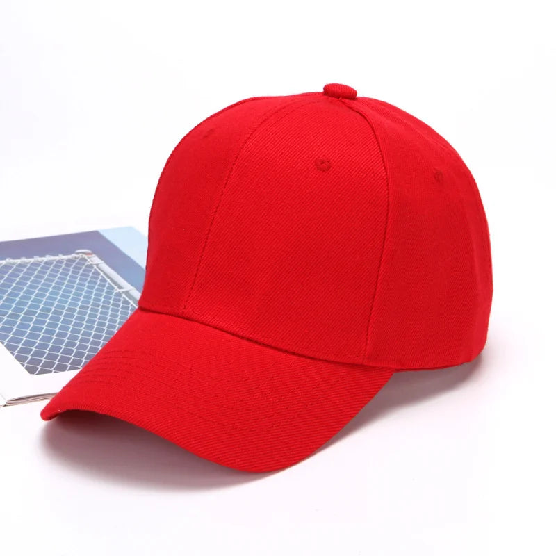 Unisex Solid Color Breathable Casual Baseball Cap