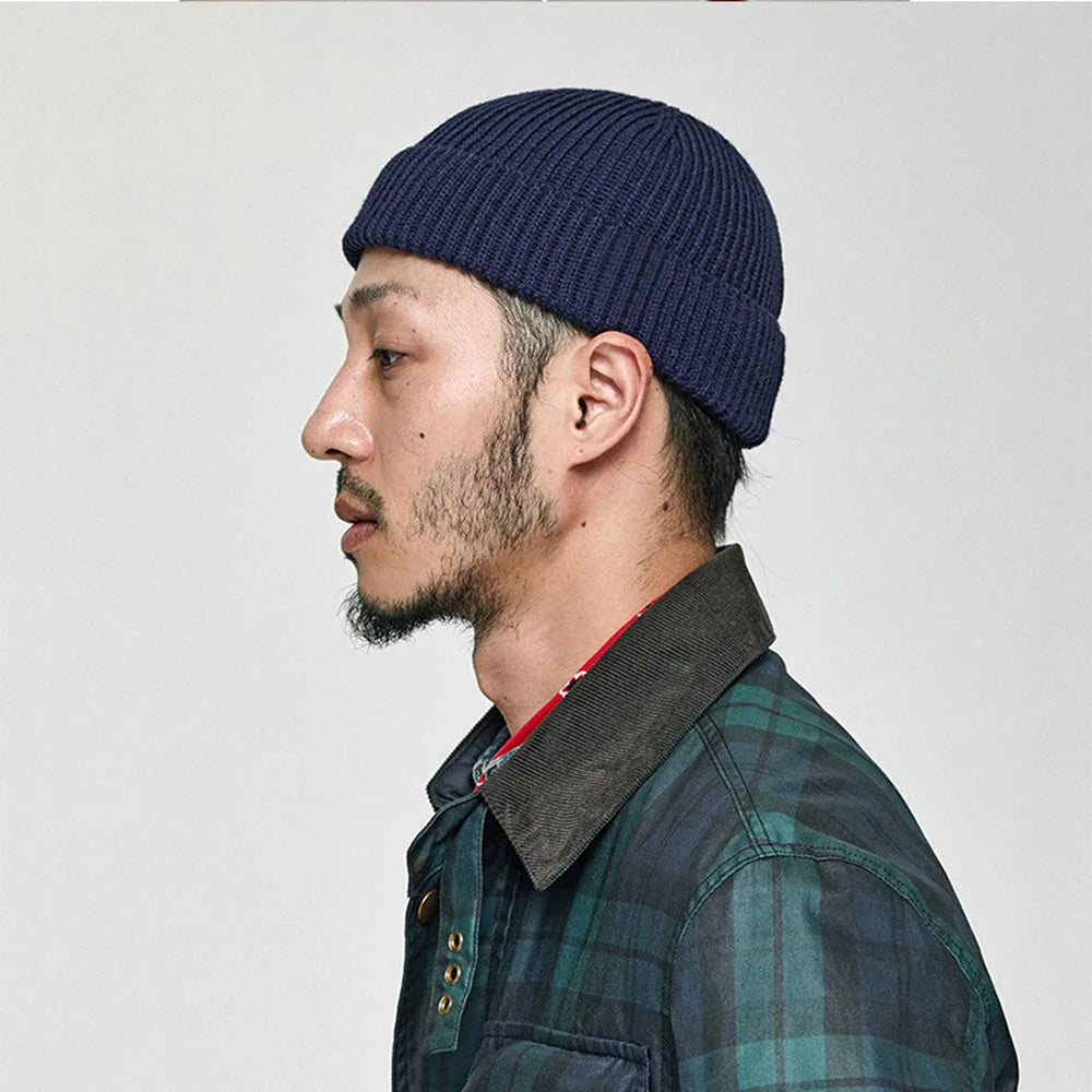Unisex Solid Knitted Elastic Skull Beanie B0371