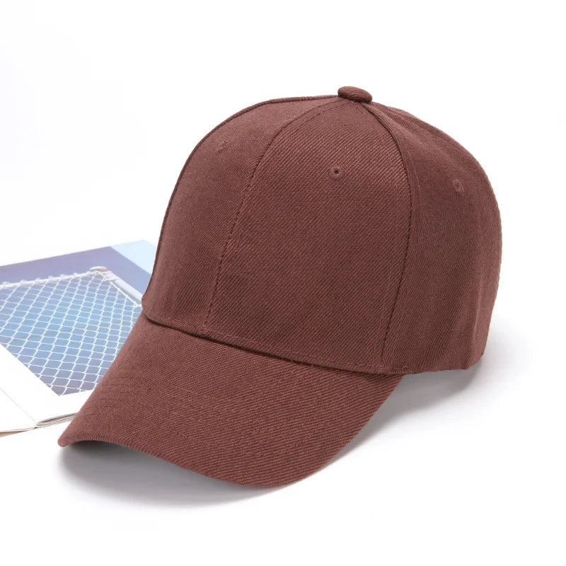 Unisex Solid Color Breathable Casual Baseball Cap