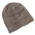 Unisex Thick Fur Lined Knitted Winter Beanie Cap F&S