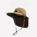 Unisex Wide Brim Neck Protection Outdoor Fishing Bucket Hat