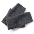 Unisex Knitted Wool Half Finger Winter Gloves
