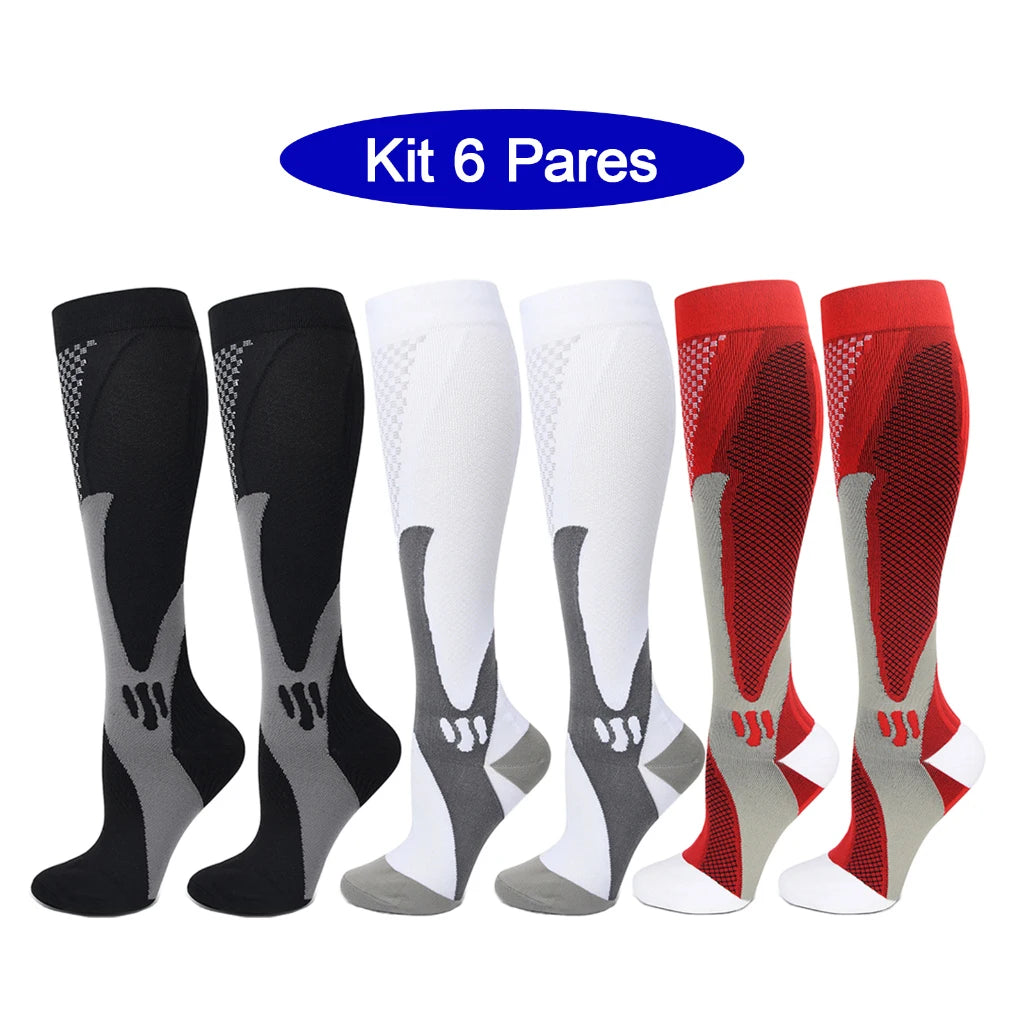 Unisex Compression Sports Knee High Stockings