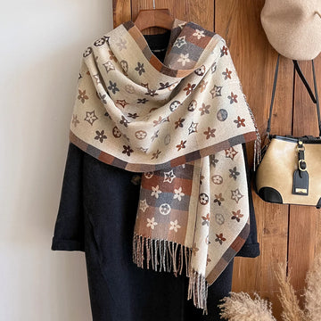Women's National Style Warm Blanket Shawl Scarf 195x65cm