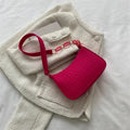 Women's Fashion Felt Underarm Shoulder Bag