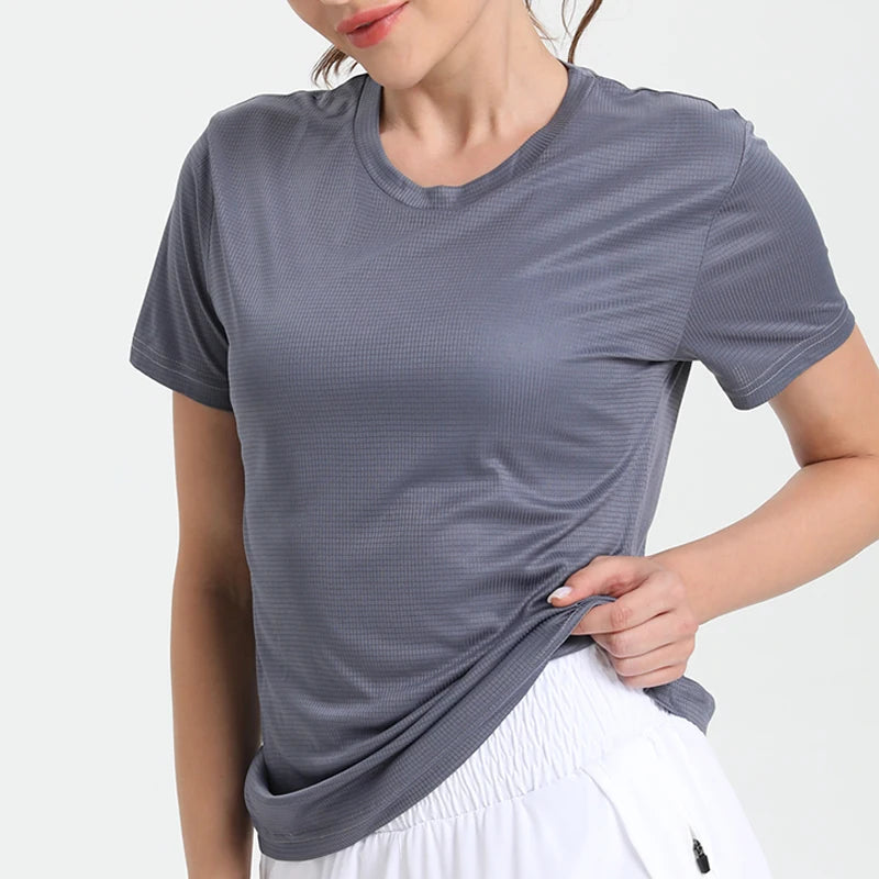 Women's Solid Color Ultralight Quick Dry Sport T-Shirt