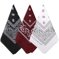 Unisex Paisley Square Headwear Bandana Scarf 54x54cm
