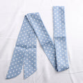 Women's Polka Dot Long Ribbon Scarf 150x4cm