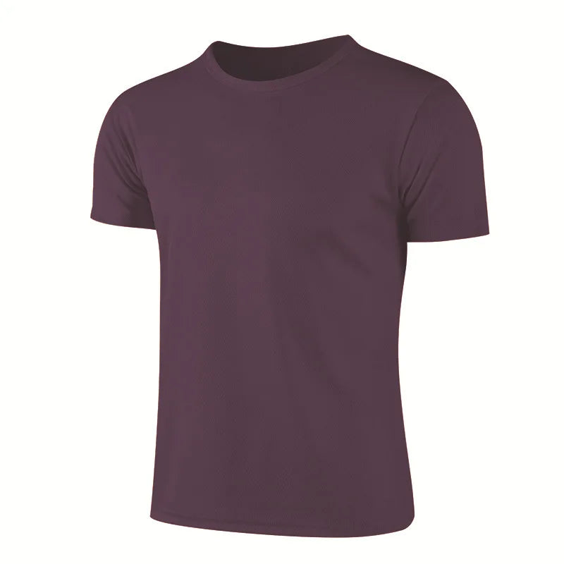 Unisex Quick Dry Breathable Short Sleeve Sport T-Shirt