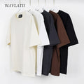 Unisex Solid Loose Fit Casual Short Sleeve T-Shirt