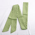 Women's Polka Dot Long Ribbon Scarf 150x4cm
