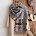 Women's National Style Warm Blanket Shawl Scarf 195x65cm
