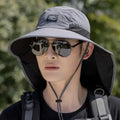 Unisex Wide Brim Neck Protection Outdoor Fishing Bucket Hat