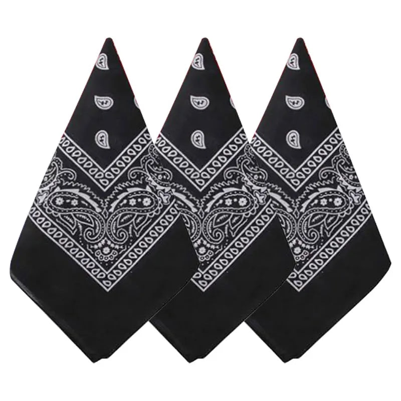 Unisex Paisley Square Headwear Bandana Scarf 54x54cm