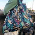 Women's Large Capacity Foldable Shoulder Grocery Tote Bag