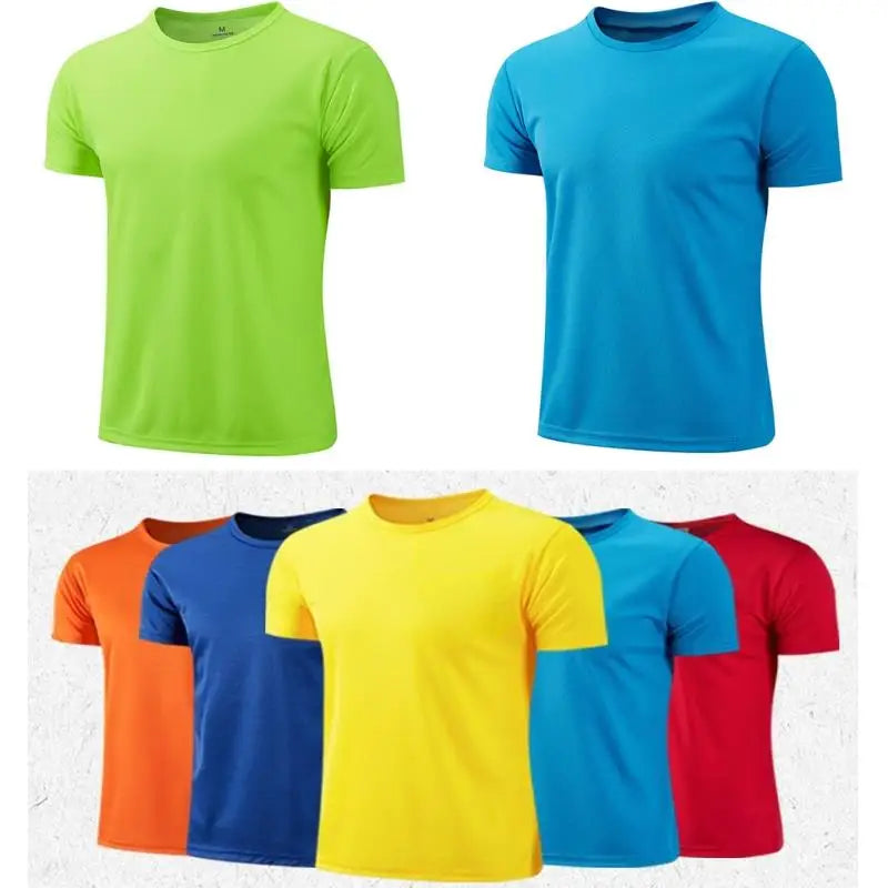 Unisex Quick Dry Breathable Short Sleeve Sport T-Shirt