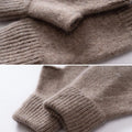 Unisex Knitted Wool Half Finger Winter Gloves