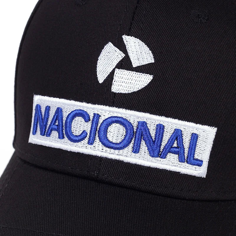 Unisex Racer Embroidery Outdoor Sun Protection Baseball Cap