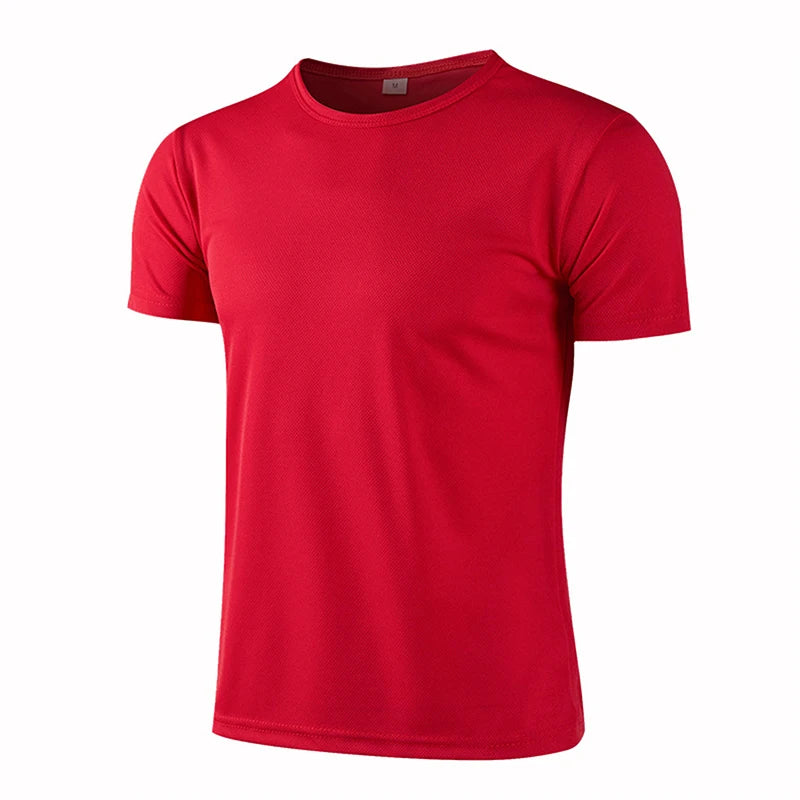 Unisex Quick Dry Breathable Short Sleeve Sport T-Shirt
