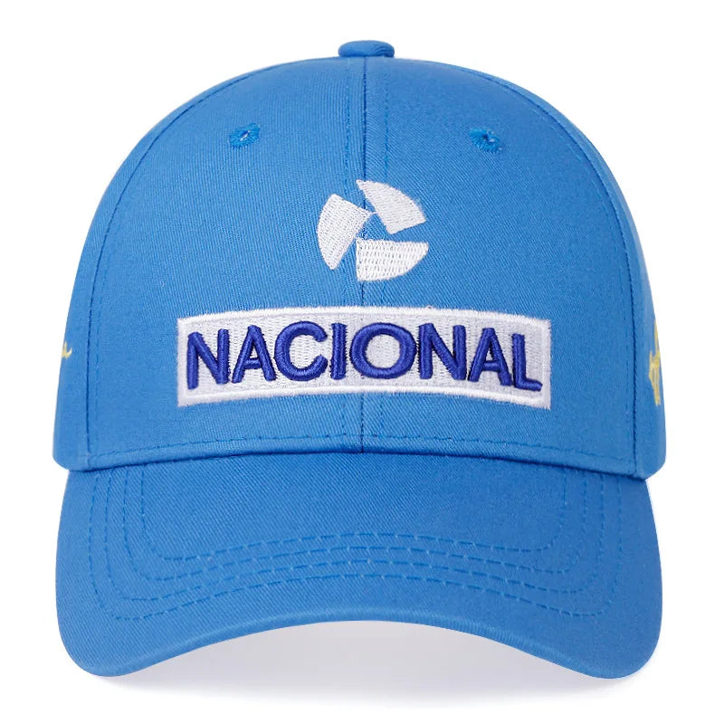Unisex Racer Embroidery Outdoor Sun Protection Baseball Cap