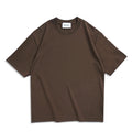 Unisex Solid Loose Fit Casual Short Sleeve T-Shirt