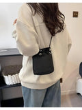 Women's Nylon Mini Phone Wallet Crossbody Shoulder Bag