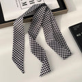 Women's Polka Dot Long Ribbon Scarf 150x4cm