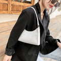 Women's Fashion Alligator Pattern PU Leather Shoulder Bag