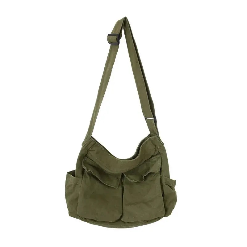 Women's Vintage Canvas Crossbody Shoulder Bag