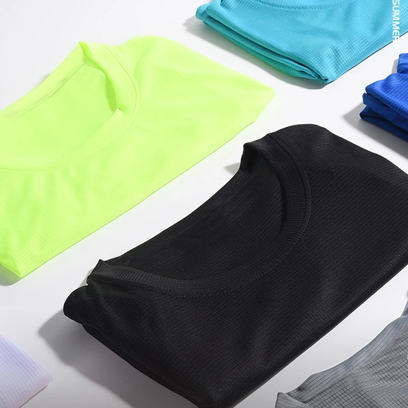 Men's Quick Dry Oversized Short Sleeve Gym T-Shirt