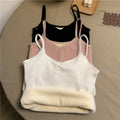 Women's Seamless Elastic Thermal Underwear Sleeveless Top