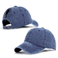Women's Retro Washed Backless Ponytail Baseball Cap