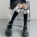Women's Fashion Cute Lace Bow Knot Knee High Socks