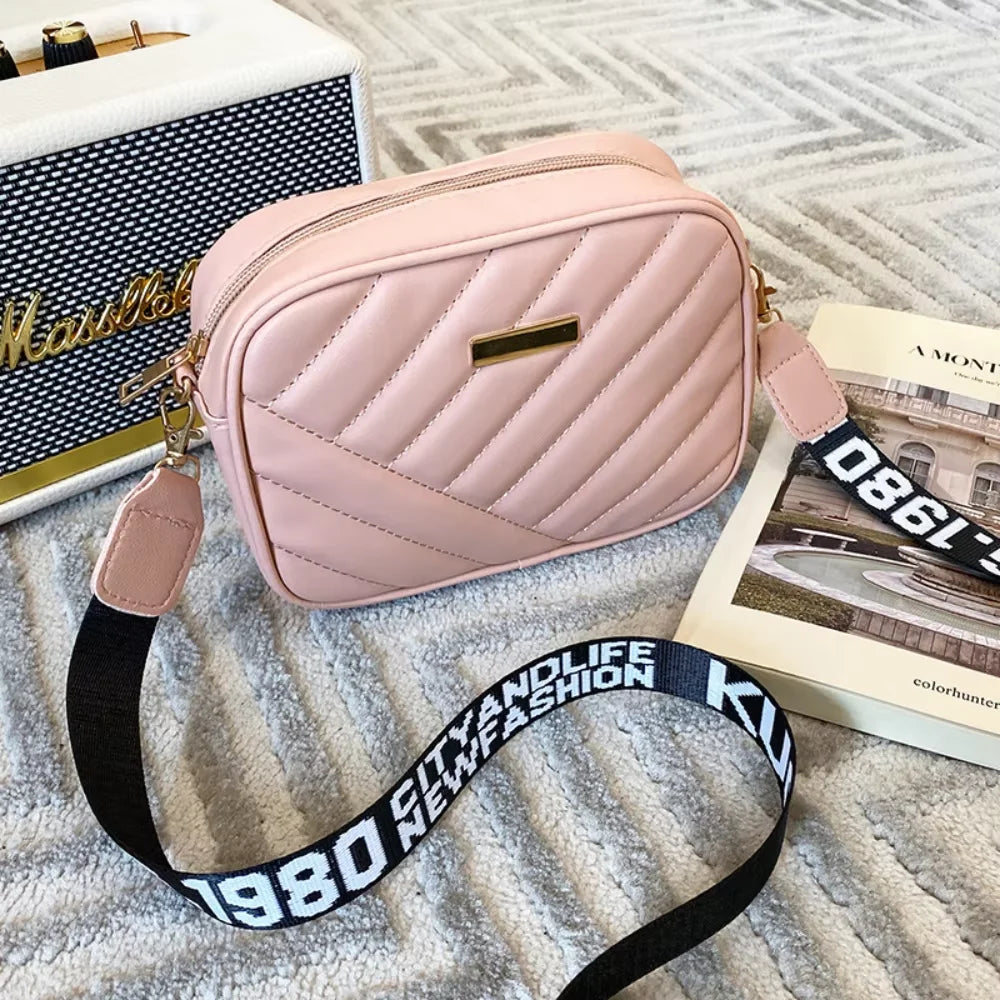 Women's Fashion PU Leather Crossbody Shoulder Bag