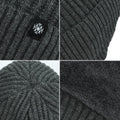 Unisex Thick Plush Warmth Knitted Winter Beanie Cap