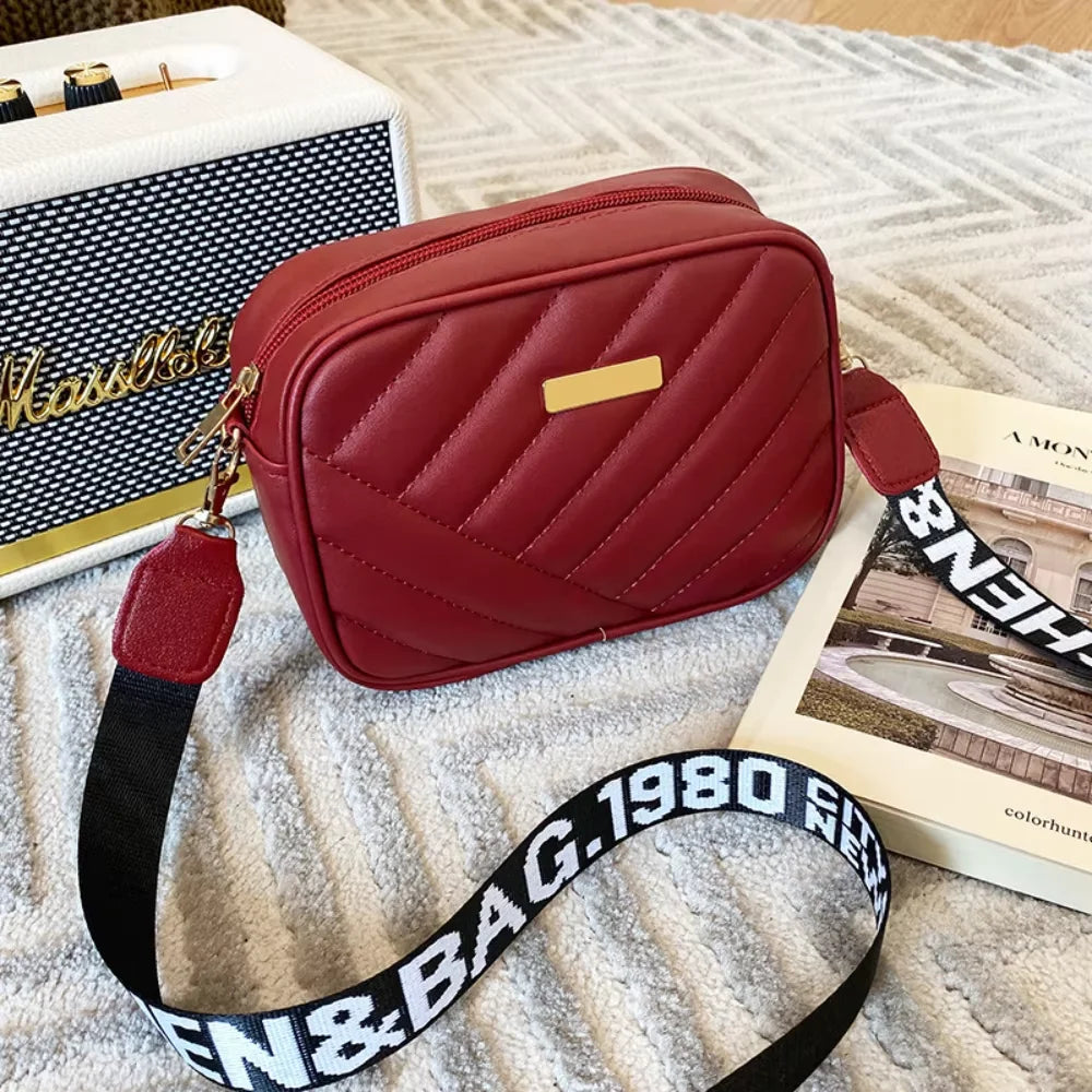 Women's Fashion PU Leather Crossbody Shoulder Bag