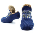 Unisex Winter Warm Fleece Non-Slip Slipper Socks