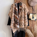 Women's National Style Warm Blanket Shawl Scarf 195x65cm