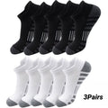 Unisex Cushioned Breathable Athletic Ankle Socks 3 Pairs