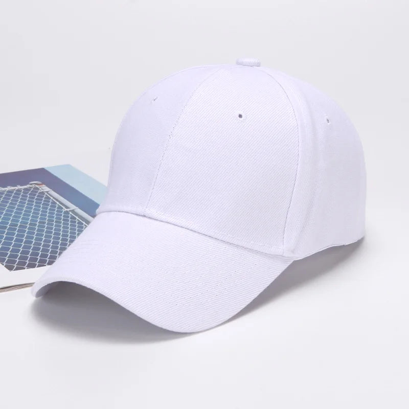 Unisex Solid Color Breathable Casual Baseball Cap
