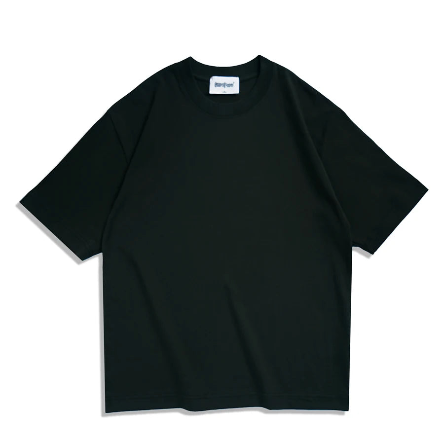 Unisex Solid Loose Fit Casual Short Sleeve T-Shirt