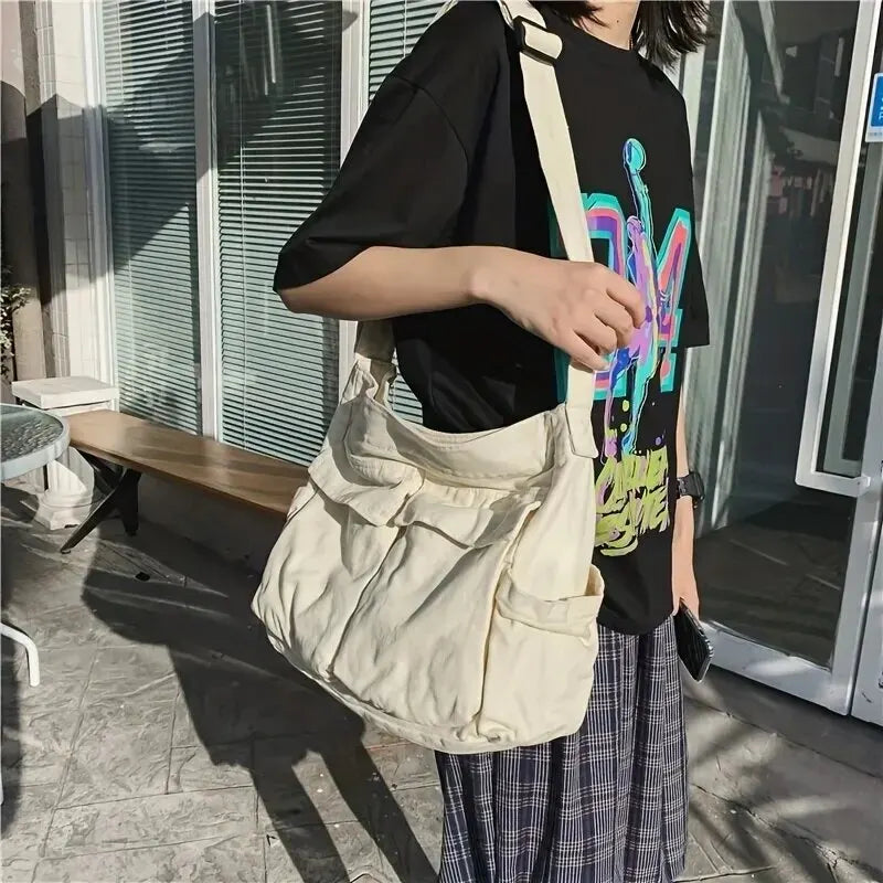 Women's Vintage Canvas Crossbody Shoulder Bag