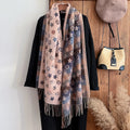 Women's National Style Warm Blanket Shawl Scarf 195x65cm