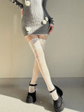 Women's Sexy Lace Floral Mesh Knee High Stockings